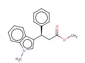 (3R)-(-)-3-(甲基-1H-<span class='lighter'>吲哚</span>-3-基)-3-苯基<span class='lighter'>丙酸</span>甲酯