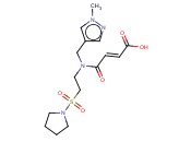 (2E)-4-([(1-METHYL-1H-PYRAZOL-4-YL)METHYL][2-(PYRROLIDIN-1-YLSULFONYL)ETHYL]AMINO)-4-OXOBUT-2-ENOIC ACID