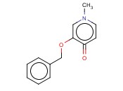 1-甲基-3-(<span class='lighter'>苯</span>甲<span class='lighter'>氧基</span>)-4(1H)-吡啶酮