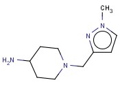 1-[(1-METHYL-1H-PYRAZOL-3-YL)METHYL]PIPERIDIN-4-AMINE