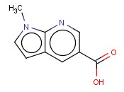 1-METHYL-1H-PYRROLO[2,3-B]<span class='lighter'>PYRIDINE-5-CARBOXYLIC</span> ACID