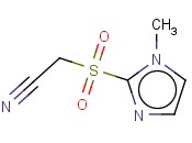 2-[(1-METHYL-1H-IMIDAZOL-2-YL)SULFONYL]ACETONITRILE