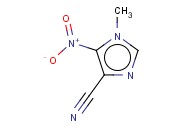 5(4)-Nitro-4(5)-imidazolecarboxylic acid; 1H-form, 1-Me, nitrile