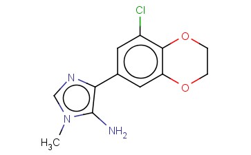 4-(8-CHLORO-2,3-DIHYDRO-1,4-BENZODIOXIN-6-YL)-1-METHYL-1H-IMIDAZOL-5-AMINE