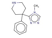 4-(4-METHYL-4H-1,2,4-TRIAZOL-3-YL)-<span class='lighter'>4-PHENYLPIPERIDINE</span>