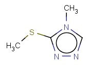 4-METHYL-3-(<span class='lighter'>METHYLTHIO</span>)-4H-<span class='lighter'>1,2,4-TRIAZOLE</span>