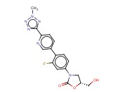 3-[3-氟-4-[6-(2-<span class='lighter'>甲基</span>-2H-四唑-5-<span class='lighter'>基</span>)-3-<span class='lighter'>吡啶基</span>]苯基]-5-(羟基<span class='lighter'>甲基</span>)-2-恶唑烷酮