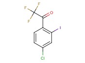 <span class='lighter'>2,2,2-Trifluoro</span>-1-(4-chloro-2-iodophenyl)ethanone