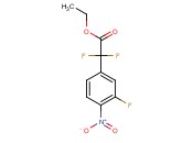 ethyl 2,2-<span class='lighter'>difluoro</span>-2-(3-fluoro-4-nitrophenyl)acetate