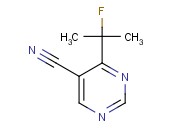 4-(2-fluoropropan-2-yl)pyrimidine-5-carbonitrile