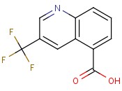 3-(<span class='lighter'>TRIFLUOROMETHYL</span>)QUINOLINE-5-CARBOXYLIC ACID