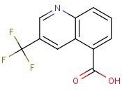 3-(TRIFLUOROMETHYL)<span class='lighter'>QUINOLINE-5-CARBOXYLIC</span> ACID