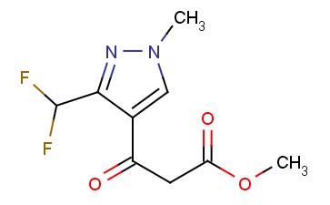 methyl 3-(3-(difluoromethyl)-1-methyl-1H-pyrazol-4-yl)-3-oxopropanoate