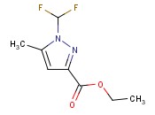 Ethyl 1-(difluoromethyl)-5-methyl-1H-pyrazole-3-<span class='lighter'>carboxylate</span>