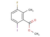 METHYL 3-FLUORO-6-IODO-2-<span class='lighter'>METHYLBENZOATE</span>