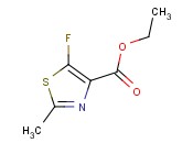 ETHYL 5-FLUORO-2-<span class='lighter'>METHYLTHIAZOLE</span>-4-CARBOXYLATE