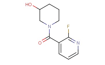 (2-FLUOROPYRIDIN-3-<span class='lighter'>YL</span>)(3-<span class='lighter'>HYDROXYPIPERIDIN-1-YL</span>)METHANONE