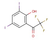 ETHANONE, 1-(3,5-DIIODO-2-HYDROXYPHENYL)-<span class='lighter'>2,2,2-TRIFLUORO</span>-