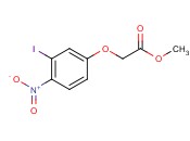 Acetic acid, 2-(3-<span class='lighter'>iodo</span>-4-nitrophenoxy)-, methyl ester