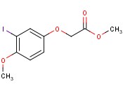 Acetic acid, 2-(3-iodo-4-<span class='lighter'>methoxyphenoxy</span>)- methyl ester