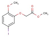 Acetic acid, 2-(5-<span class='lighter'>iodo</span>-2-methoxyphenoxy)- methyl ester