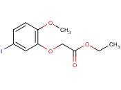 Acetic acid, 2-(5-<span class='lighter'>iodo</span>-2-methoxyphenoxy)- ethyl ester