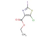 ETHYL 2-IODO-5-<span class='lighter'>CHLORO-1,3-THIAZOLE</span>-4-CARBOXYLATE