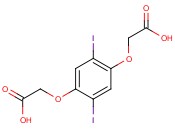 ACETIC ACID, 2,2'-[(2,5-DIIODO-<span class='lighter'>1,4</span>-PHENYLENE)BIS(OXY)]BIS-