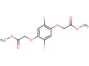 <span class='lighter'>Acetic</span> acid, 2,2'-[(2,5-diiodo-1,4-phenylene)bis(oxy)]bis-, 1,1'-dimethyl <span class='lighter'>ester</span>