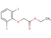 Acetic acid, 2-(2,6-diiodophenoxy)- ethyl <span class='lighter'>ester</span>