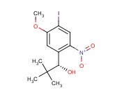 (R)-1-(4-Iodo-5-<span class='lighter'>methoxy-2-nitrophenyl</span>)-2,2-dimethylpropan-1-ol