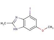 4-IODO-6-<span class='lighter'>METHOXY</span>-2-METHYL-1H-BENZIMIDAZOLE