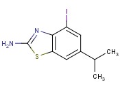 4-<span class='lighter'>iodo</span>-6-(propan-2-yl)-1,3-benzothiazol-2-amine