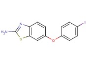 6-(4-iodophenoxy)-<span class='lighter'>1,3-benzothiazol-2-amine</span>