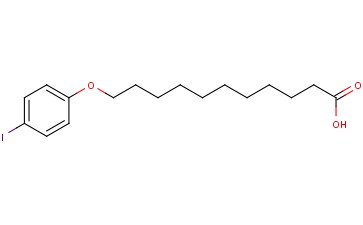 Undecanoic acid, 11-(4-iodophenoxy)-