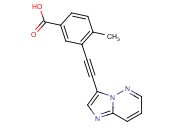 BENZOIC ACID, 3-(2-IMIDAZO[1,2-B]<span class='lighter'>PYRIDAZIN</span>-3-YLETHYNYL)-4-METHYL-