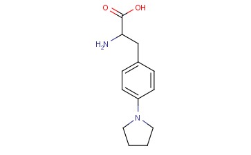 DL-PHENYLALANINE, 4-(1-<span class='lighter'>PYRROLIDINYL</span>)-