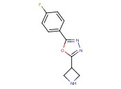 2-AZETIDIN-3-YL-5-(4-FLUORO-PHENYL)-[<span class='lighter'>1,3,4</span>]<span class='lighter'>OXADIAZOLE</span>