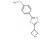 2-AZETIDIN-3-YL-5-(4-METHOXY-PHENYL)-[<span class='lighter'>1,3,4</span>]<span class='lighter'>OXADIAZOLE</span>