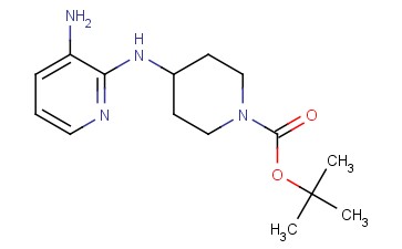 TERT-BUTYL 4-((3-<span class='lighter'>AMINOPYRIDIN</span>-2-YL)<span class='lighter'>AMINO</span>)PIPERIDINE-1-CARBOXYLATE