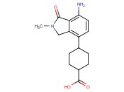 4-(7-<span class='lighter'>amino</span>-2-methyl-1-oxo-3H-isoindol-4-yl)cyclohexane-1-<span class='lighter'>carboxylic</span> acid