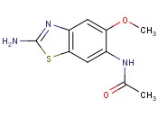 N-(2-amino-5-<span class='lighter'>methoxy-1,3-benzothiazol</span>-6-yl)acetamide