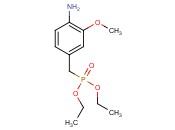 diethyl 4-<span class='lighter'>amino</span>-3-methoxybenzylphosphonate