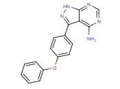 3-(4-PHENOXYPHENYL)-1H-PYRAZOLO[<span class='lighter'>3,4</span>-D]PYRIMIDIN-4-AMINE