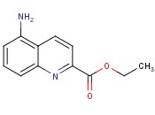 ETHYL 5-<span class='lighter'>AMINO</span>QUINOLINE-2-CARBOXYLATE
