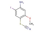 4-<span class='lighter'>AMINO</span>-5-IODO-2-METHOXYPHENYL THIOCYANATE