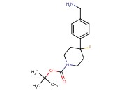 tert-butyl 4-(4-(aminomethyl)phenyl)-4-fluoropiperidine-1-carboxylate