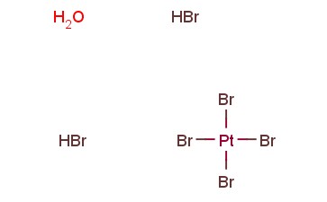 六溴<span class='lighter'>铂</span><span class='lighter'>酸</span>氢(IV) 水合物