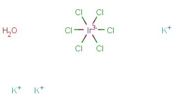 六<span class='lighter'>氯</span>铱(III)<span class='lighter'>酸</span><span class='lighter'>钾</span>水合物