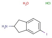 5-<span class='lighter'>Iodo</span>-2,3-dihydro-1H-inden-2-amine hydrochloride hydrate